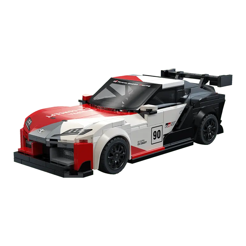 CaDA C55041W Toyota GR Supra GT4 1:24 Ölçek 324 Parça Yapı Bloğu Model Araba - Resmi Lisanslı