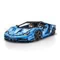 CaDA C61041W 770-4 Super Car 3842 Parça Yapı Bloğu Seti – Mavi Süper Otomobil Maketi (Lego Uyumlu)