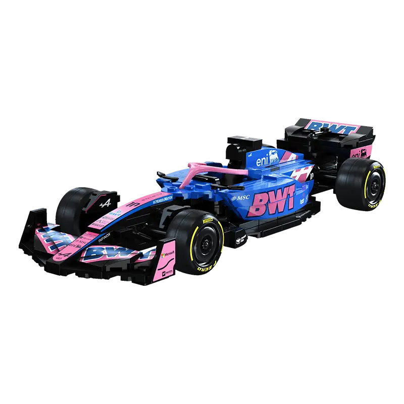 CaDA C55024W BWT Alpine F1 A525 Yapı Bloğu Model Araç Seti - 1:24 Ölçek, 300 Parça, 8+ Yaş