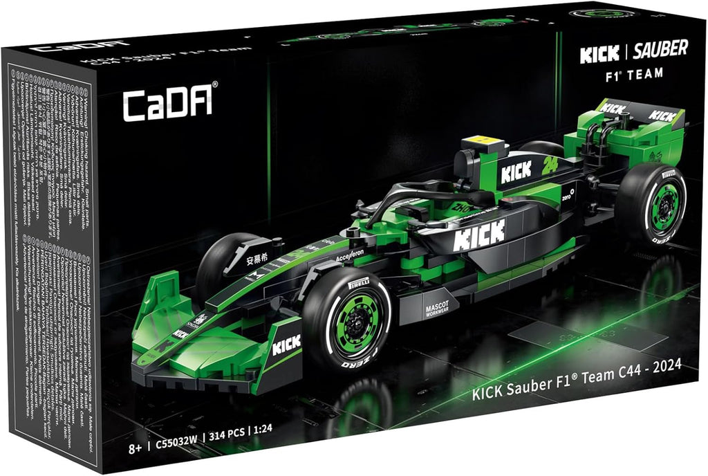 CaDA C55032W Sauber F1 KICK Team C44 Model Araç Yapım Seti - 314 Parça