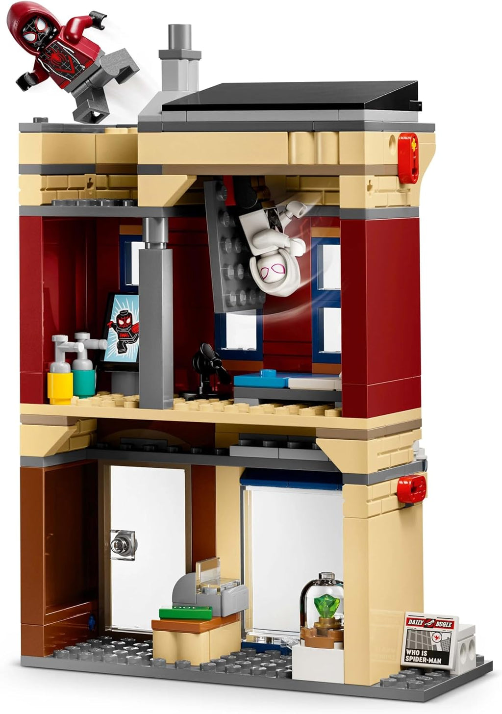 LEGO Marvel Örümcek Adam, Oscorp'a Karşı 76324 - 808 Parça Yapım Seti, 8 Minifigür (10+ Yaş)