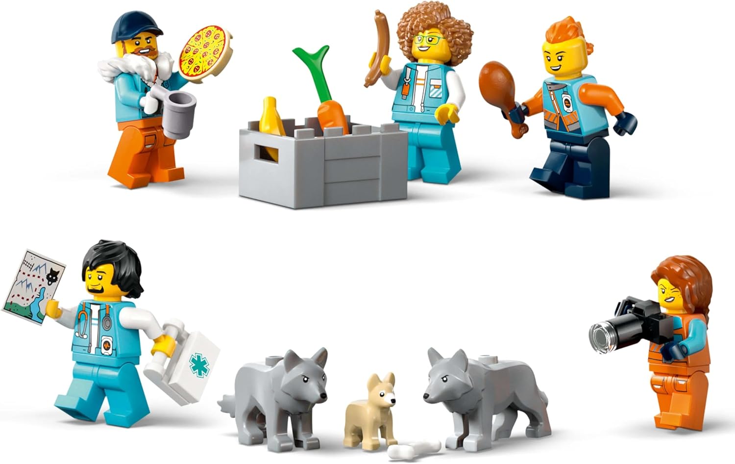 LEGO City Kutup Keşif Kamyonu 60471 - 1064 Parça Yapım Seti, Kutup Kaşifi, +8 Yaş
