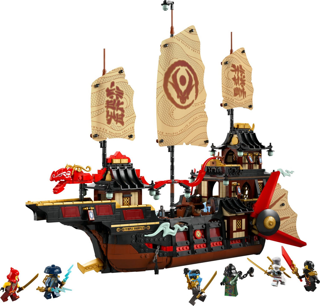 LEGO Ninjago The Temple Bounty 71848 - Tapınak Ödülü Gemi Yapım Seti (2387 Parça, 14+ Yaş)