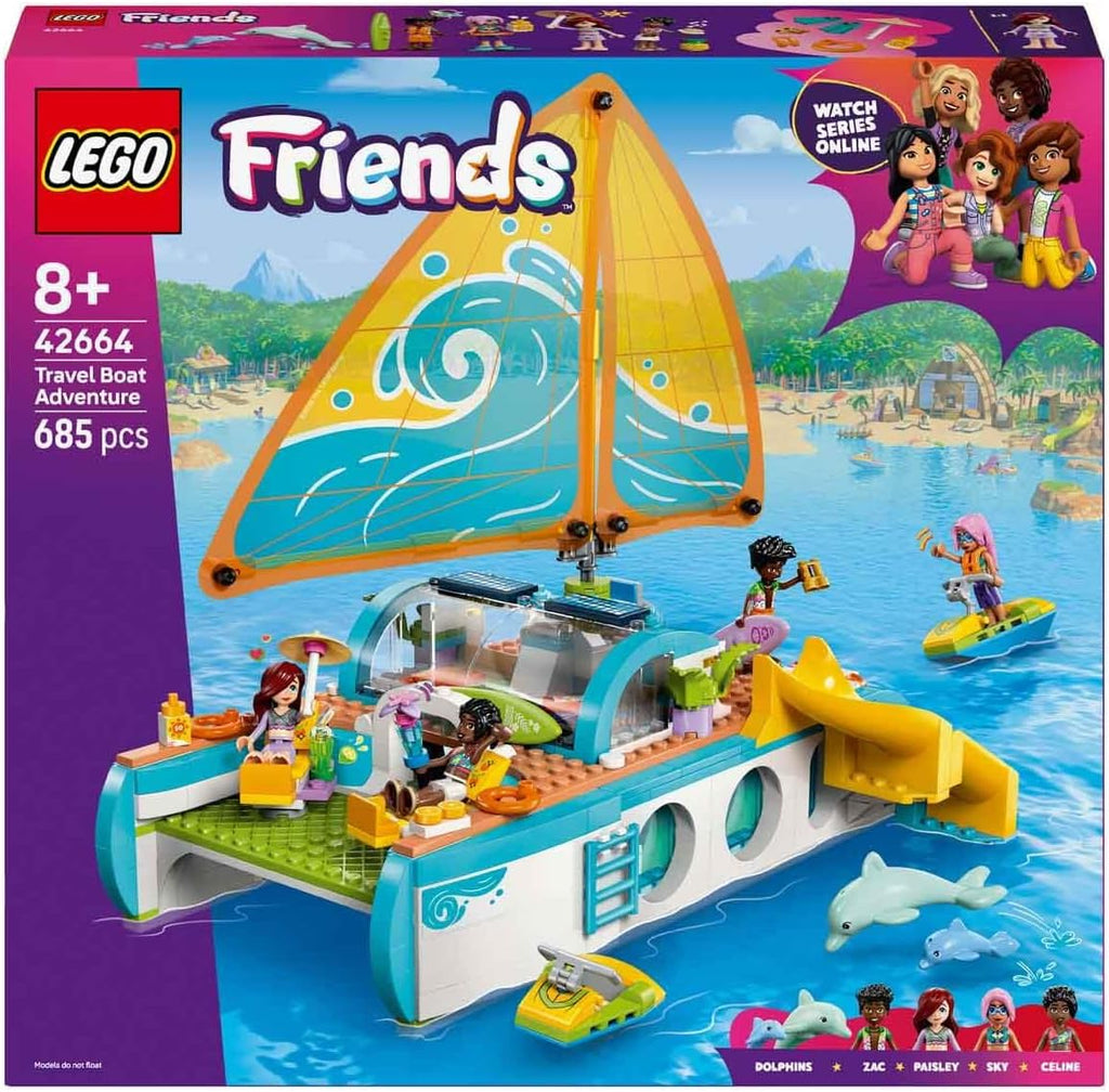 LEGO Friends Gezi Teknesi Macerası 42664 - 685 Parça Yapım Seti (8+ Yaş)