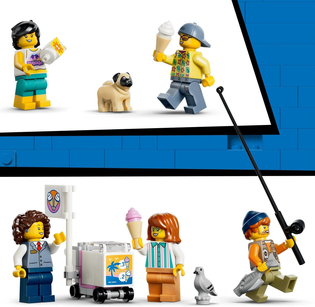 LEGO City Klasik Plaj Tramvayı 60506 - 693 Parça Yapım Seti (7+ Yaş)