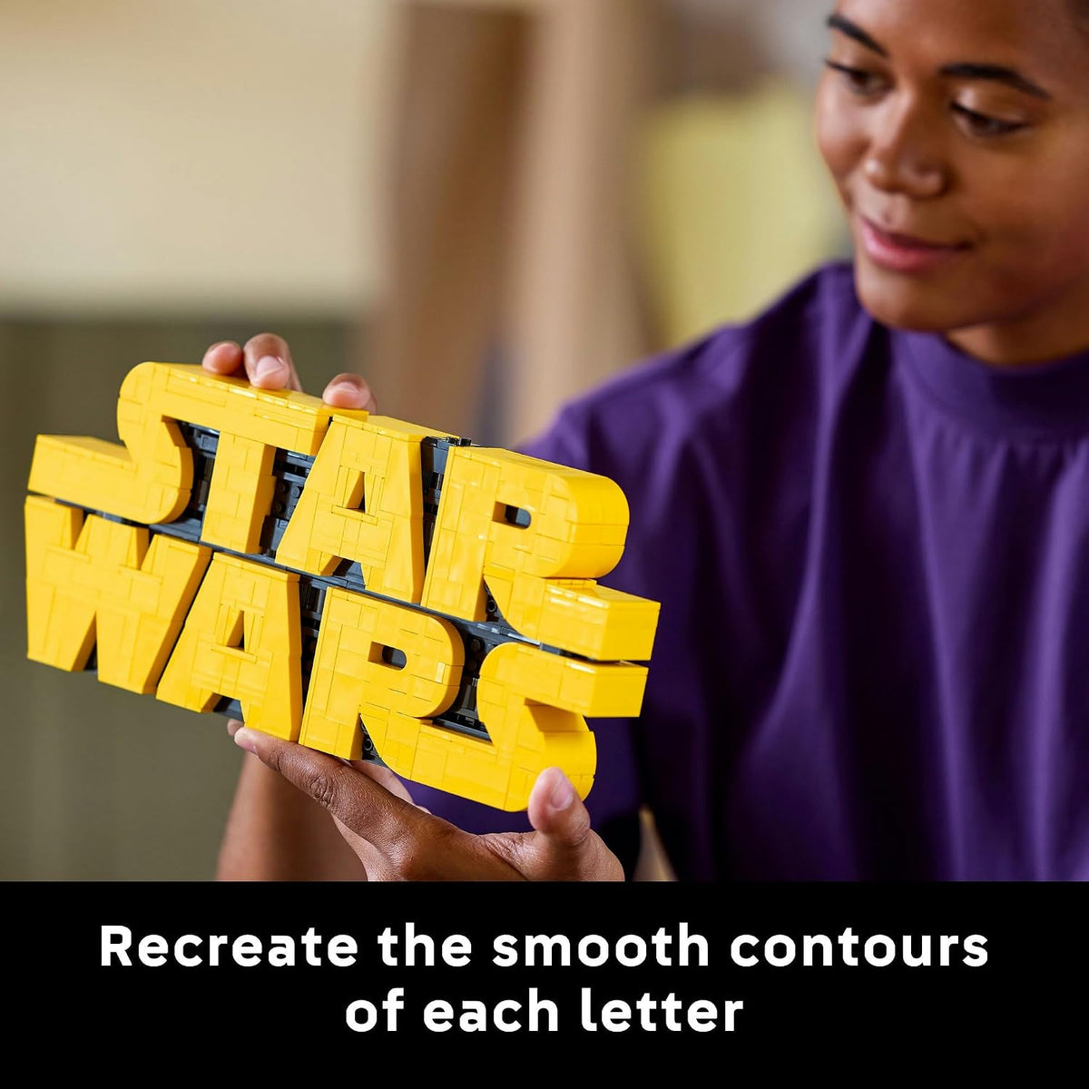 LEGO Star Wars Parçalarla Yapılan Star Wars Logosu 75407 – 700 Parça Yetişkin Yapım Seti