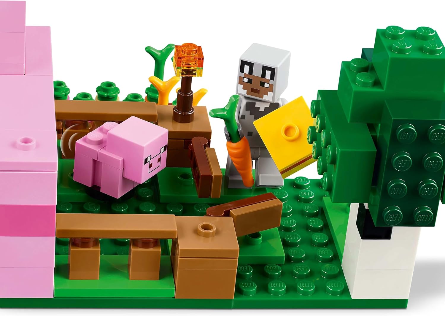 LEGO Minecraft Yavru Domuz Evi 21268 - 238 Parça Yapım Seti (7 Yaş ve Üzeri)