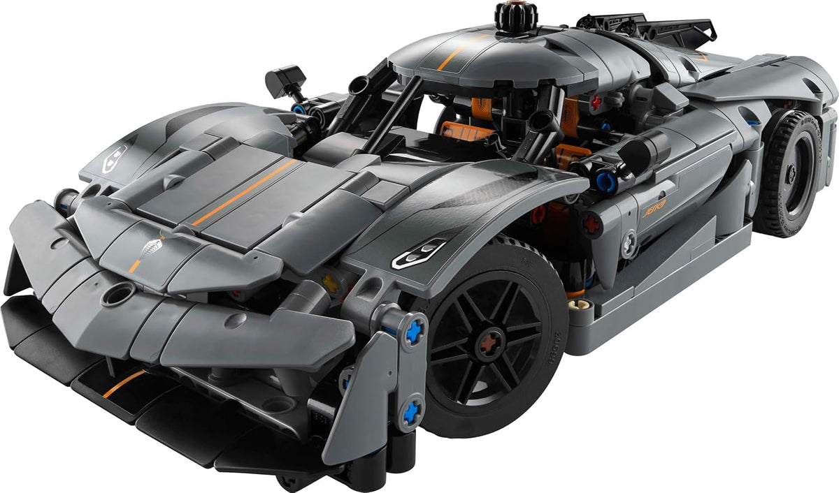 LEGO Technic Koenigsegg Jesko Absolut Gri Hiper Araba Yapım Seti 42173 - 801 Parça +10 Yaş