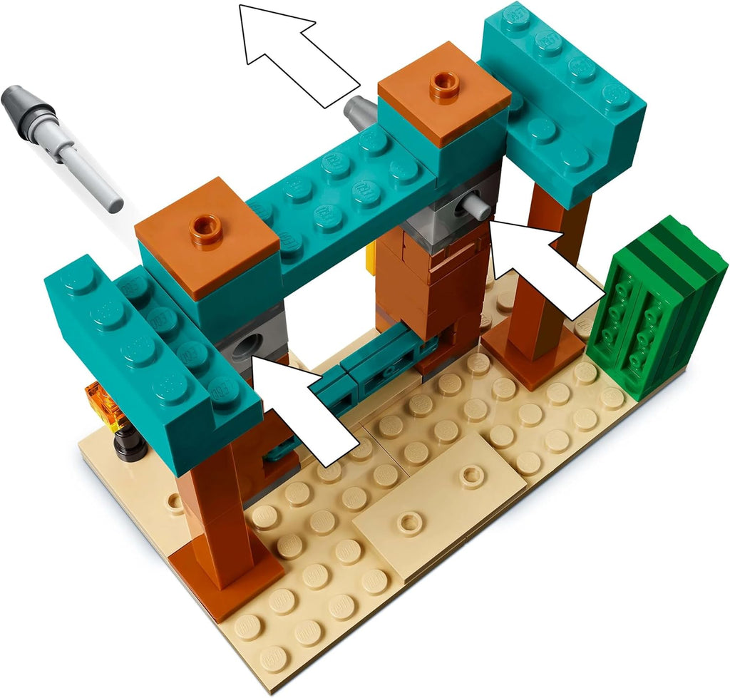 LEGO Minecraft The Illager Çöl Devriyesi 21267 - 105 Parça Yapım Seti (7+ Yaş)