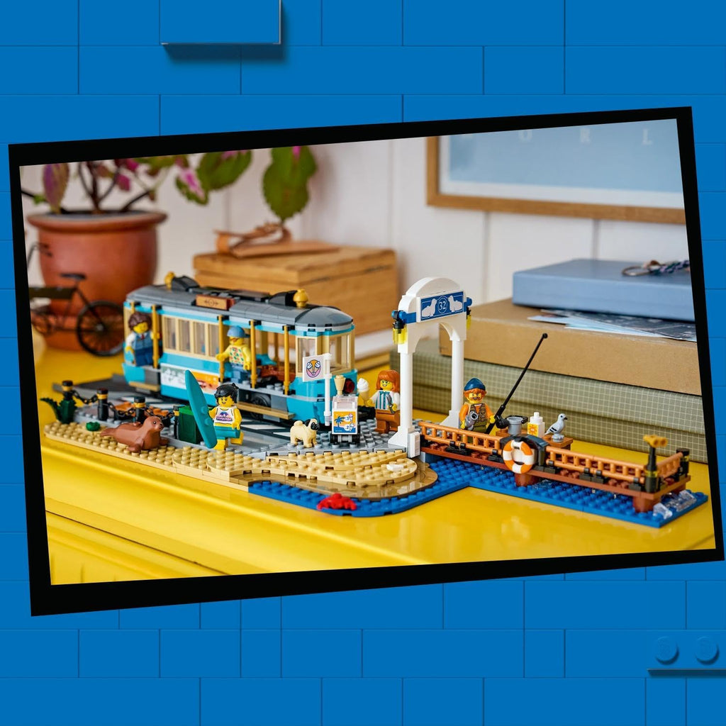LEGO City Klasik Plaj Tramvayı 60506 - 693 Parça Yapım Seti (7+ Yaş)