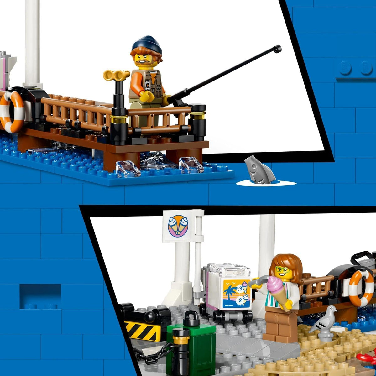 LEGO City Klasik Plaj Tramvayı 60506 - 693 Parça Yapım Seti (7+ Yaş)