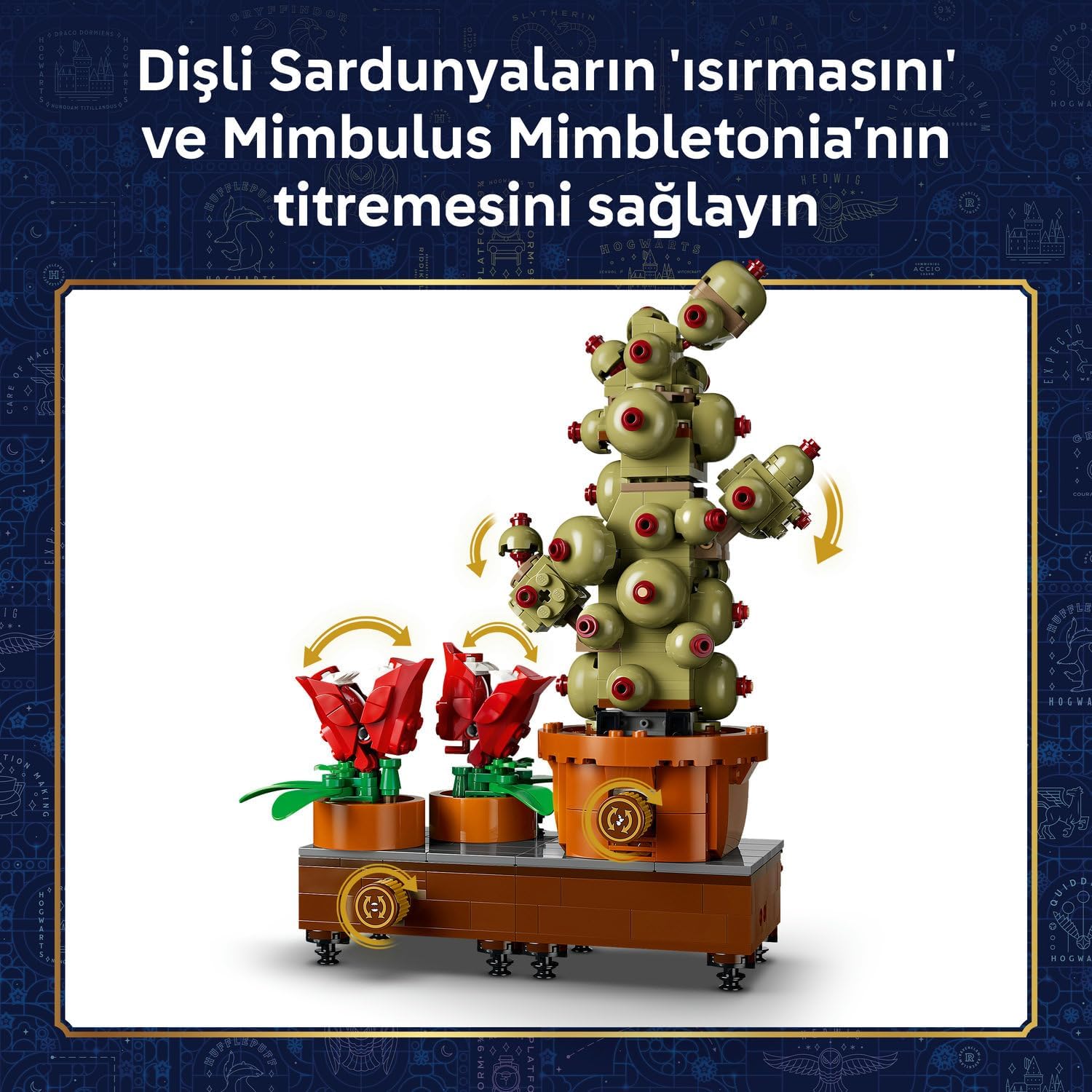 LEGO Harry Potter Hogwarts Bitkibilim Bitkileri 76474 - 817 Parça Koleksiyonluk Yapım Seti (+12 Yaş)