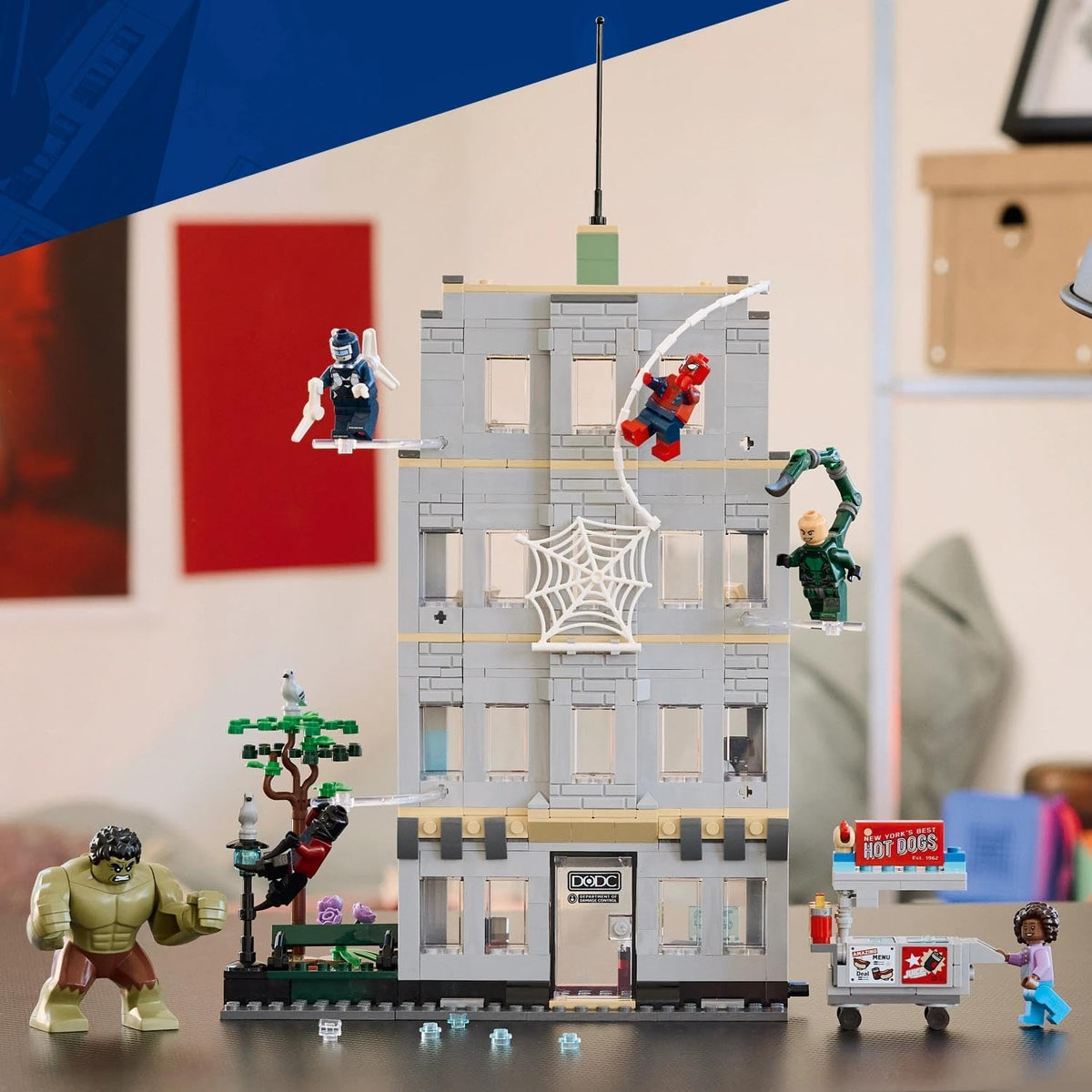 LEGO Marvel Örümcek Adam ve Hulk'ın Destansı Çarpışması 76350 - 534 Parça Yapım Seti (8+ Yaş)