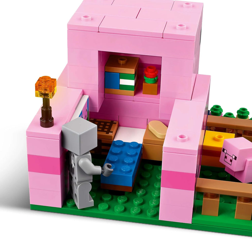 LEGO Minecraft Yavru Domuz Evi 21268 - 238 Parça Yapım Seti (7 Yaş ve Üzeri)