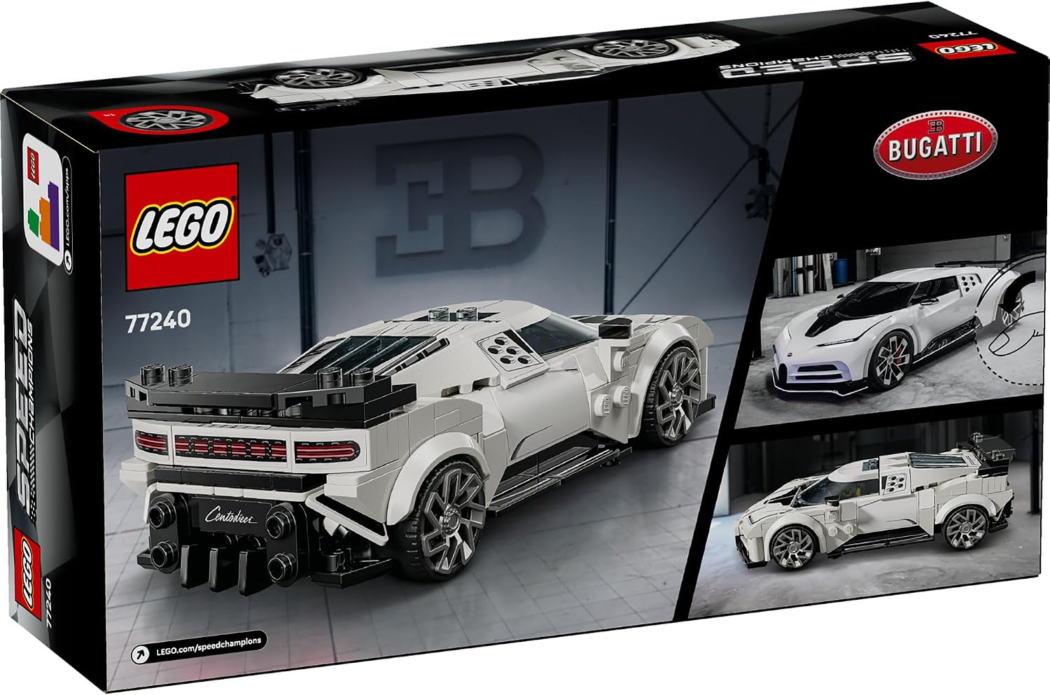 LEGO Speed Champions Bugatti Centodieci 77240 - 291 Parça Model Araba Yapım Seti (9+ Yaş)