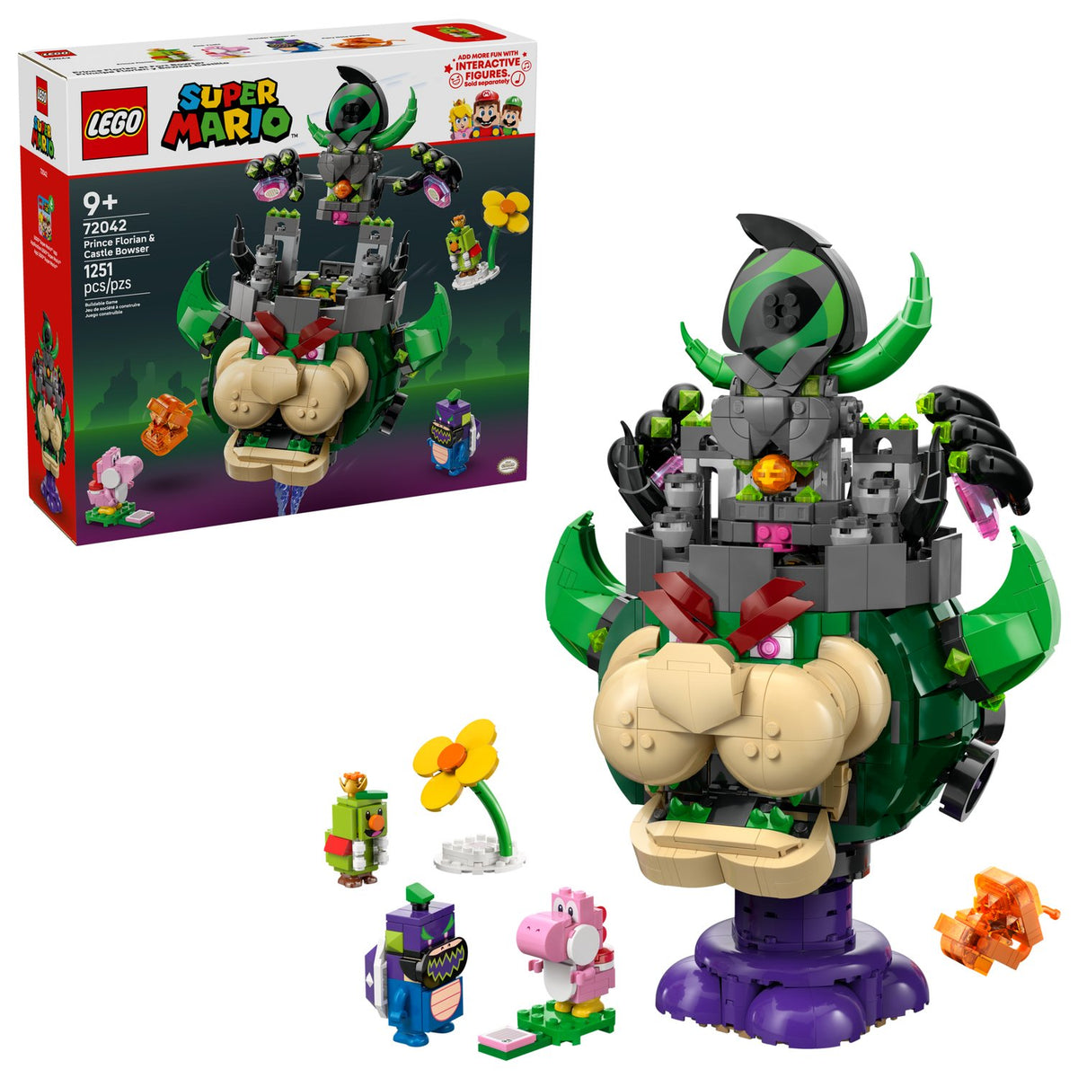 LEGO Super Mario Prince Florian ve Castle Bowser Yapım Seti - 72042 (1251 Parça, 9+ Yaş)