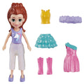 Polly Pocket ve Moda Aksesuarları Oyun Seti Unicorn, 9 cm Bebek ve Değiştirilebilir Kıyafetler