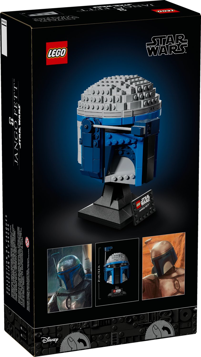 LEGO Star Wars Jango Fett Kaskı 75408 – 616 Parça Yetişkin Yapım Seti