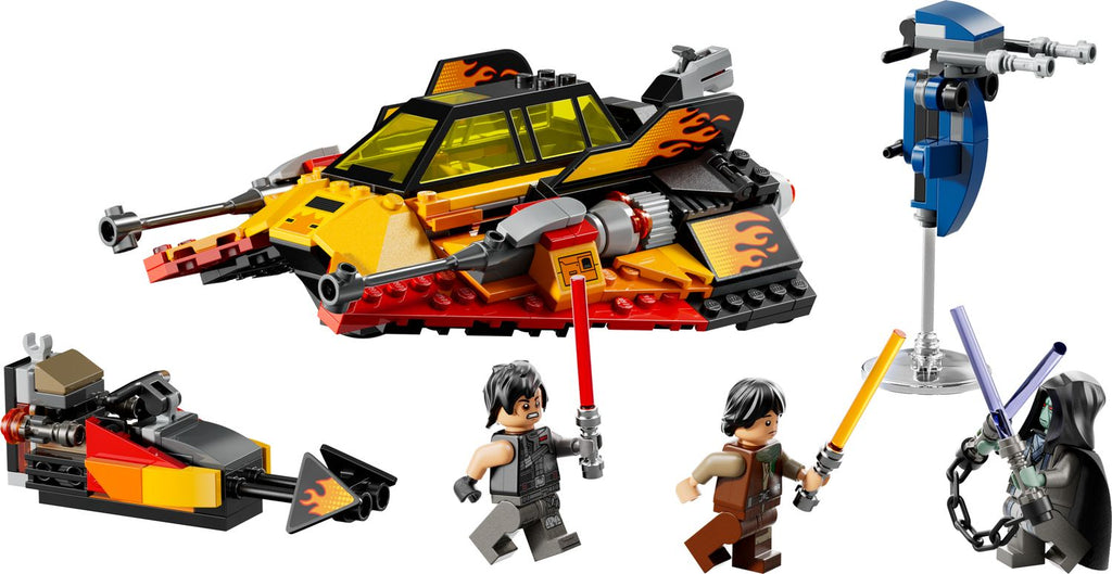 LEGO Star Wars 75414 The Force Burner Snowspeeder - 349 Parça Yapım Seti, 3 Minifigür