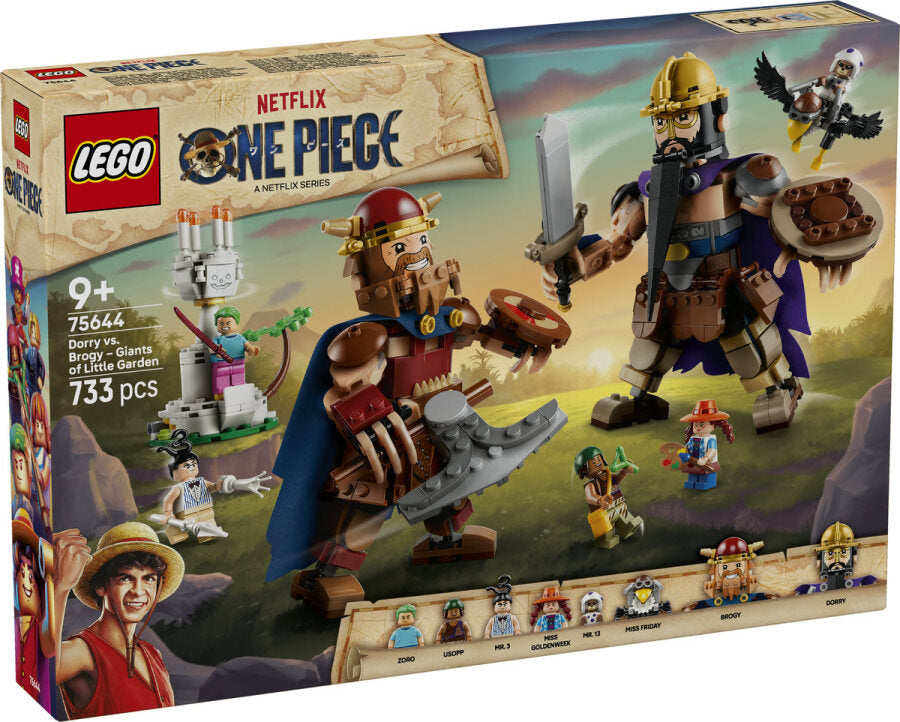 LEGO ONE PIECE Dorry, Brogy'ye Karşı – Little Garden Devleri 75644 - 733 Parça Yapım Seti