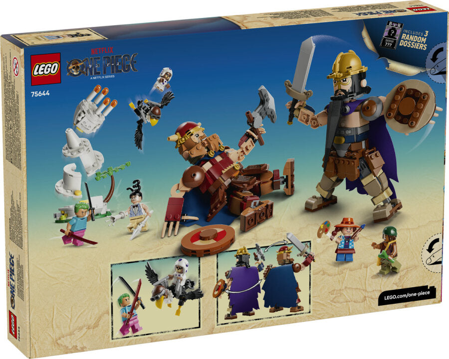 LEGO ONE PIECE Dorry, Brogy'ye Karşı – Little Garden Devleri 75644 - 733 Parça Yapım Seti