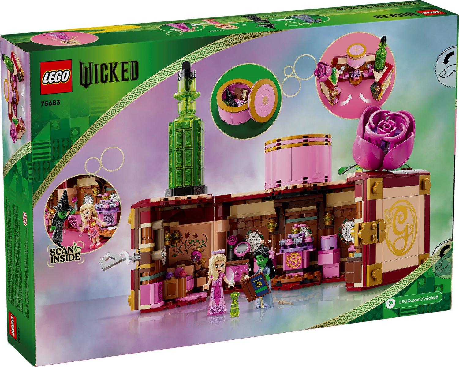 LEGO Wicked Elphaba ve Glinda'nın Yurdu 75683 - 740 Parça Bebek Evi Yapım Seti