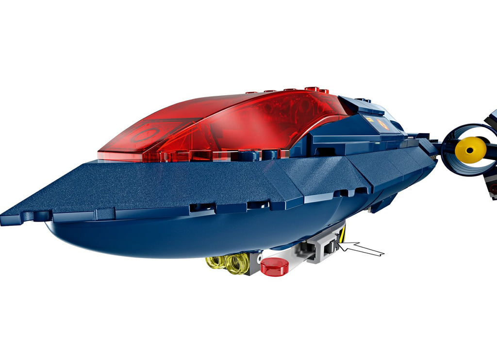 LEGO Marvel X-Men X-Jet 76281 - Cyclops, Magneto, Rogue, Wolverine Minifigürlü Uçak Yapım Seti, 359 Parça, 8+ Yaş
