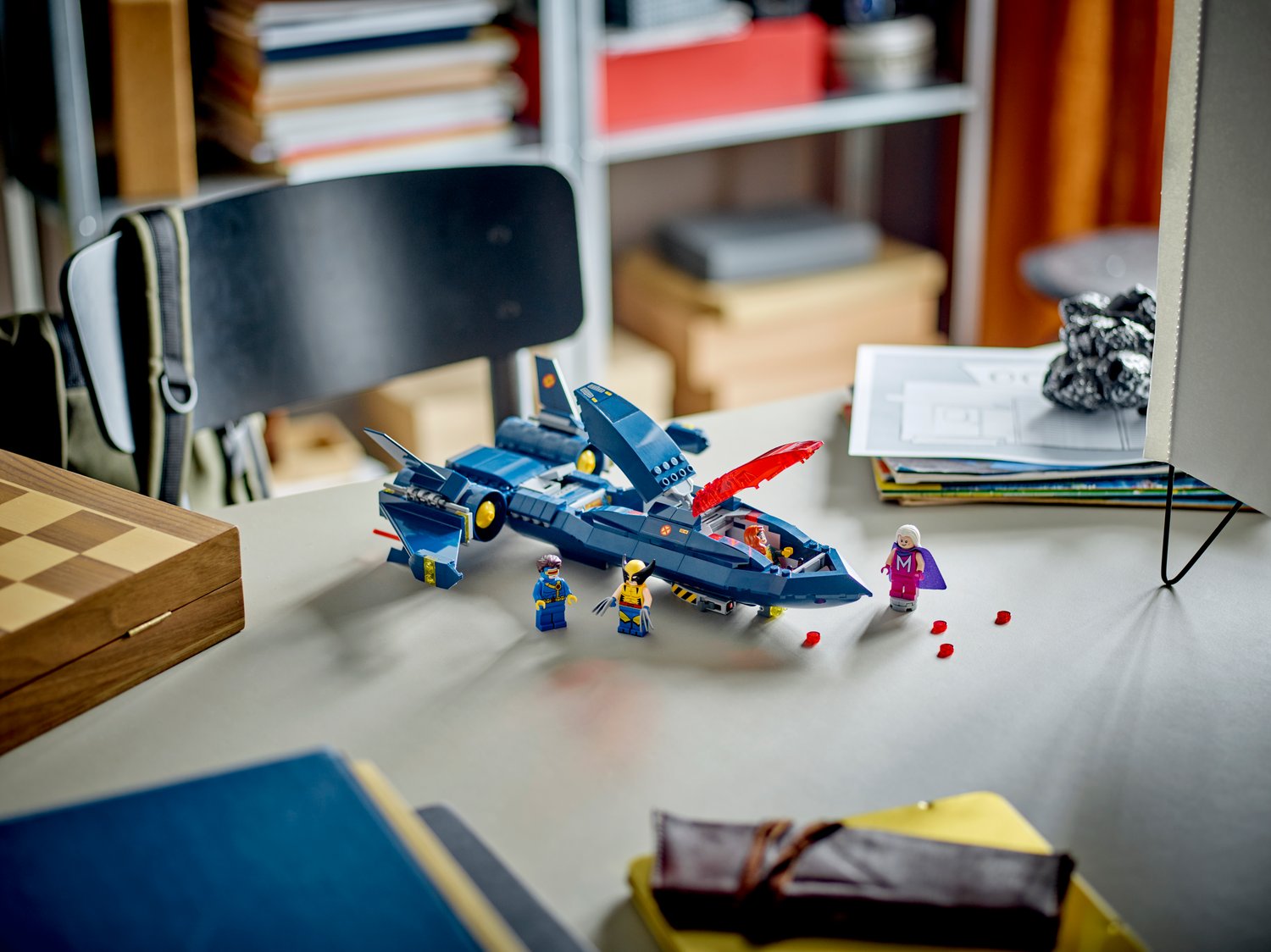 LEGO Marvel X-Men X-Jet 76281 - Cyclops, Magneto, Rogue, Wolverine Minifigürlü Uçak Yapım Seti, 359 Parça, 8+ Yaş