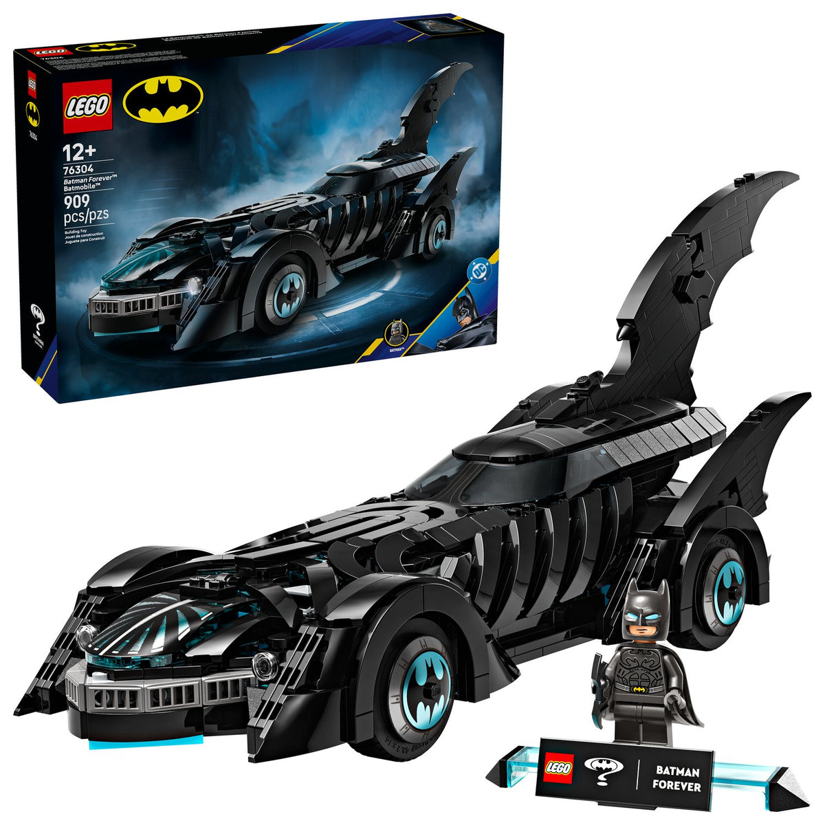 LEGO DC Batman Forever Batmobile 76304 - 909 Parça Sergilik Yapım Seti (+12 Yaş)