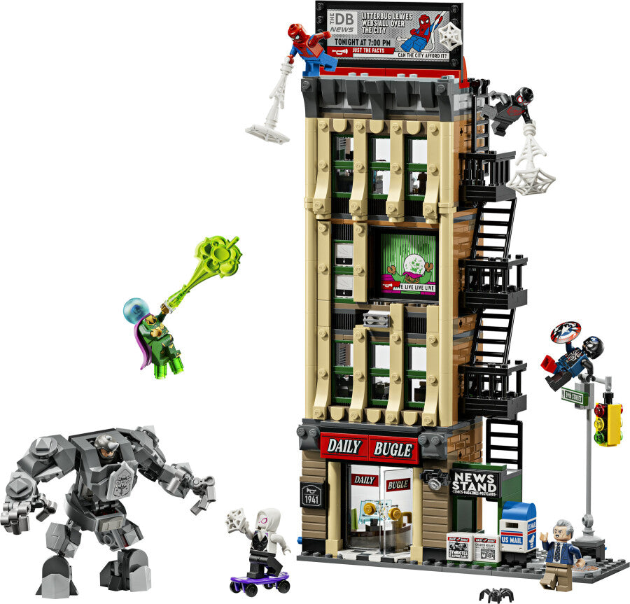 76342 Lego Marvel Spider-Man Mysterioya Karşı: Daily Bugle 781 parça +10 yaş