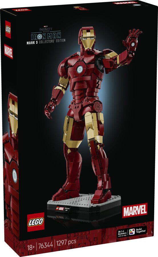 76344 Lego Marvel Iron Man Mark 3 Collectors Edition 1297 parça +18 yaş