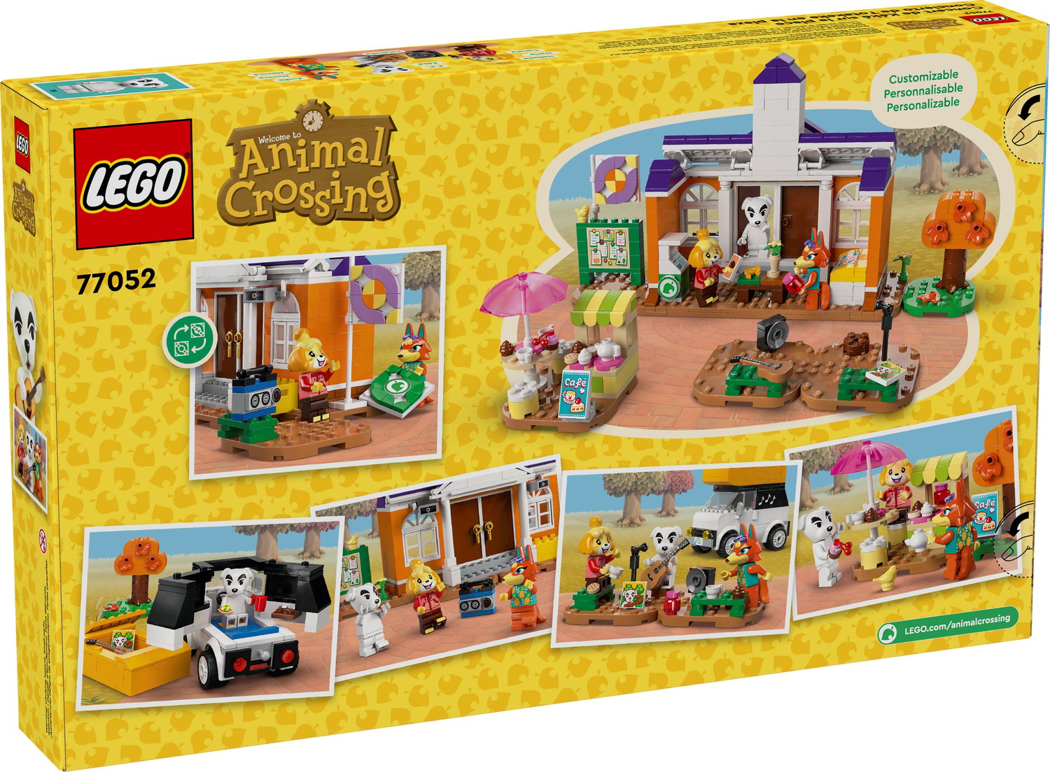 LEGO Animal Crossing K.K. Meydan Konseri 550 Parça Yapım Seti (77052) – 7+ Yaş