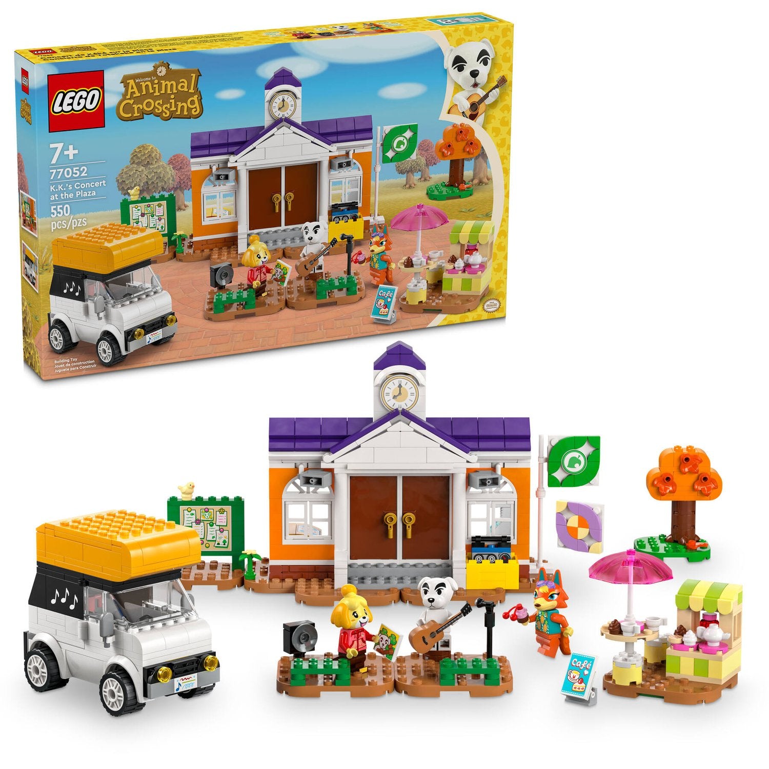 LEGO Animal Crossing K.K. Meydan Konseri 550 Parça Yapım Seti (77052) – 7+ Yaş