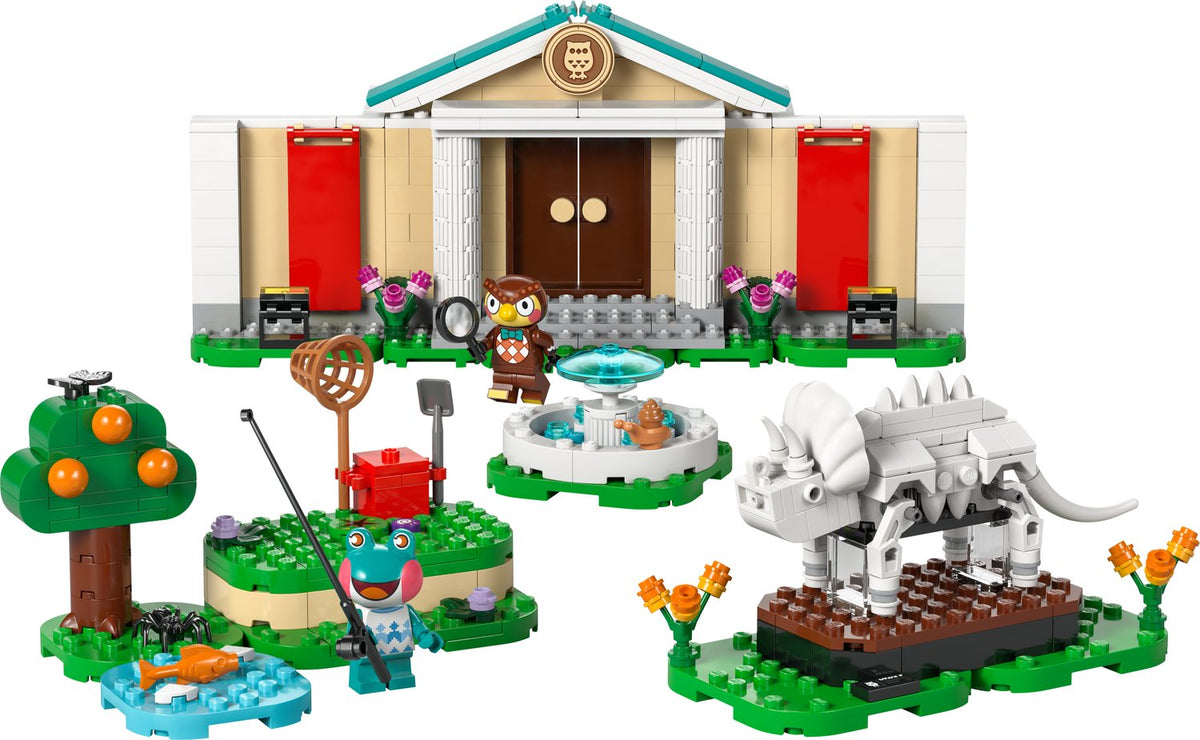 LEGO Animal Crossing Blathers Müze Seti 77056 - 543 Parça, Blathers & Lily Minifigürlü, 7+ Yaş