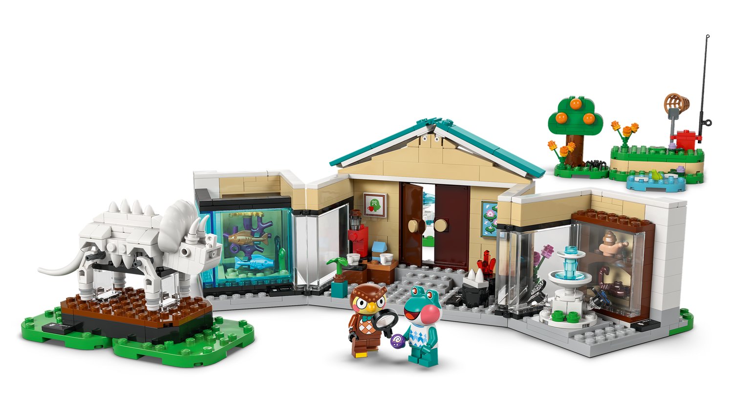 LEGO Animal Crossing Blathers Müze Seti 77056 - 543 Parça, Blathers & Lily Minifigürlü, 7+ Yaş