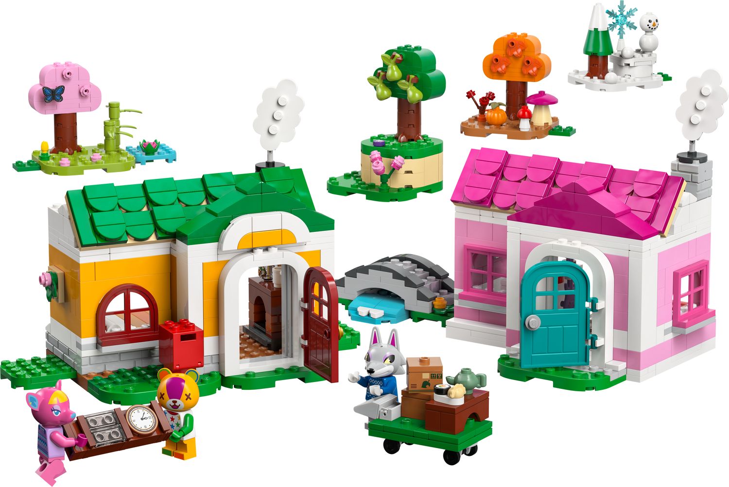 LEGO Animal Crossing 77057 Yaratıcı Evler: Eğlenceli Mevsimler - 814 Parça Yapım Seti +7 Yaş