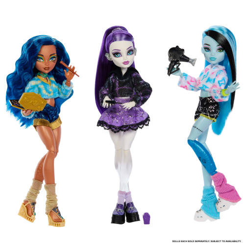 13 gerçekçi aksesuar ile Monster High Güzellik Sırları bebekleri serisi