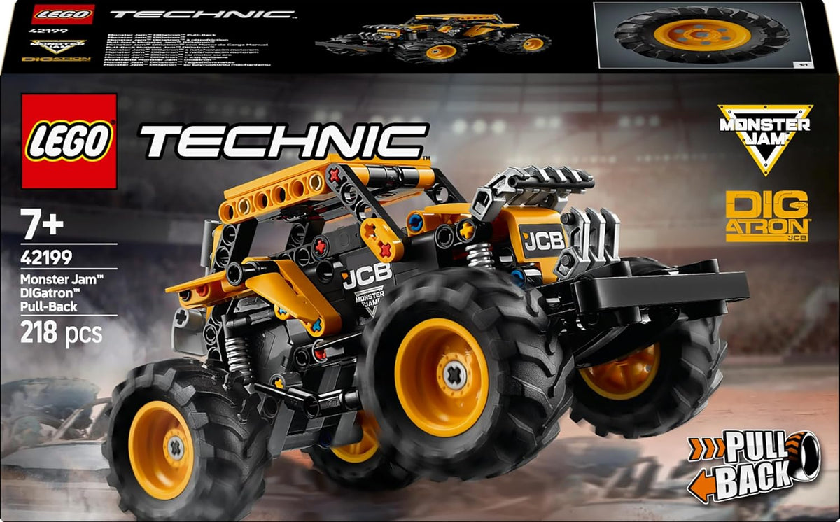 LEGO Technic Monster Jam DIGatron Çek-Bırak Kamyon Yapım Seti - 218 Parça (42199)