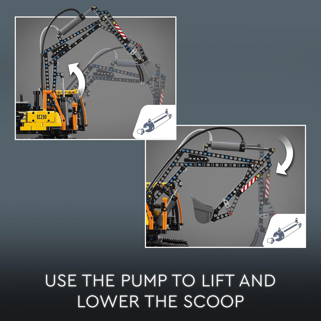 LEGO Technic Volvo FMX Kamyon ve EC230 Elektrikli Ekskavatör 42175 - 2274 Parça Yapım Seti (10+ Yaş)