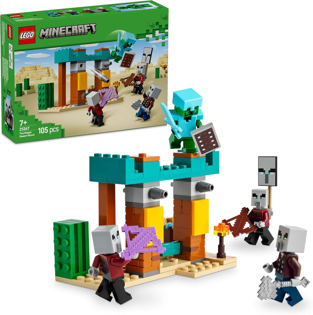 LEGO Minecraft The Illager Çöl Devriyesi 21267 - 105 Parça Yapım Seti (7+ Yaş)