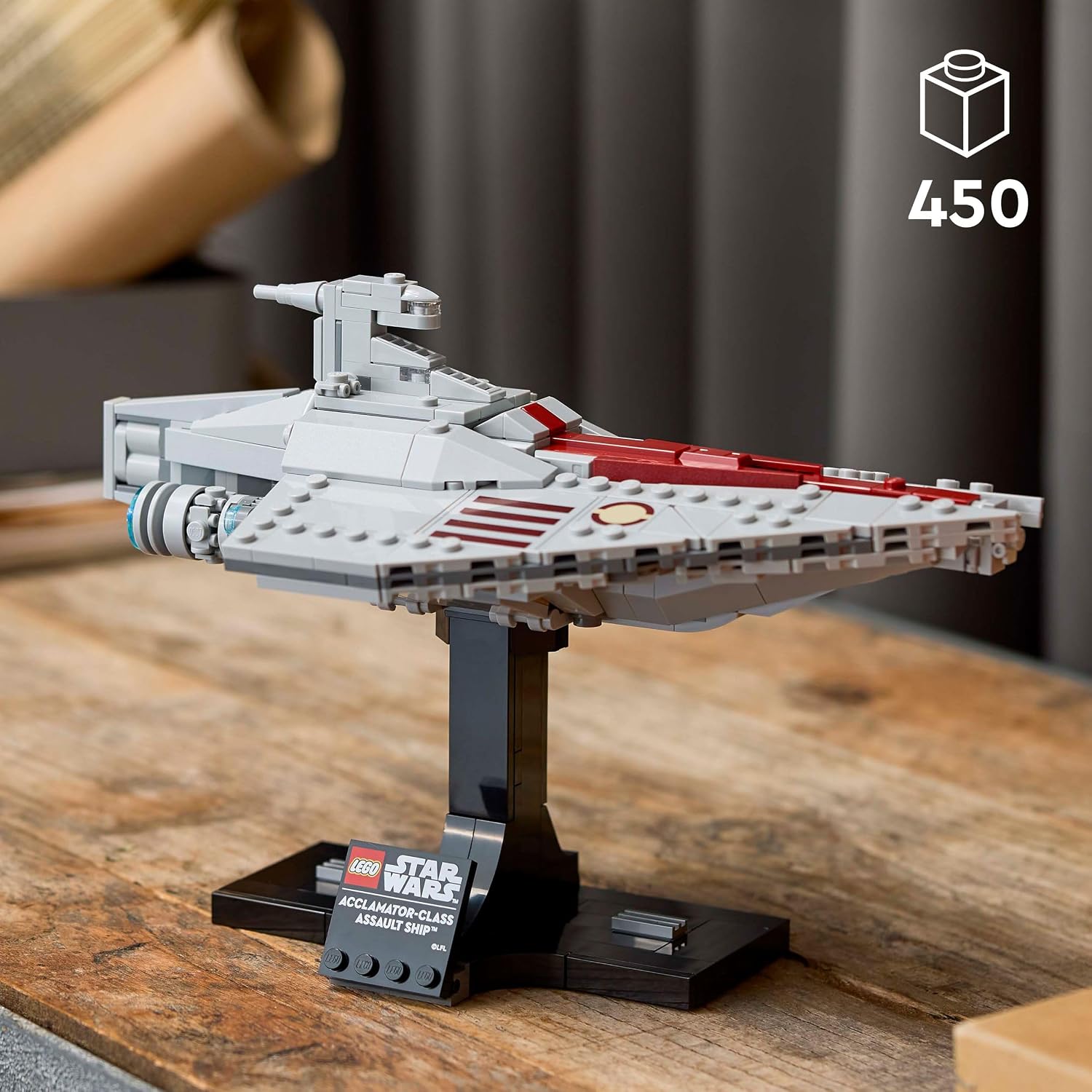 LEGO Star Wars Acclamator Sınıfı Hücum Gemisi 75404 - 450 Parça Sergilik Yapım Seti (+18 Yaş)
