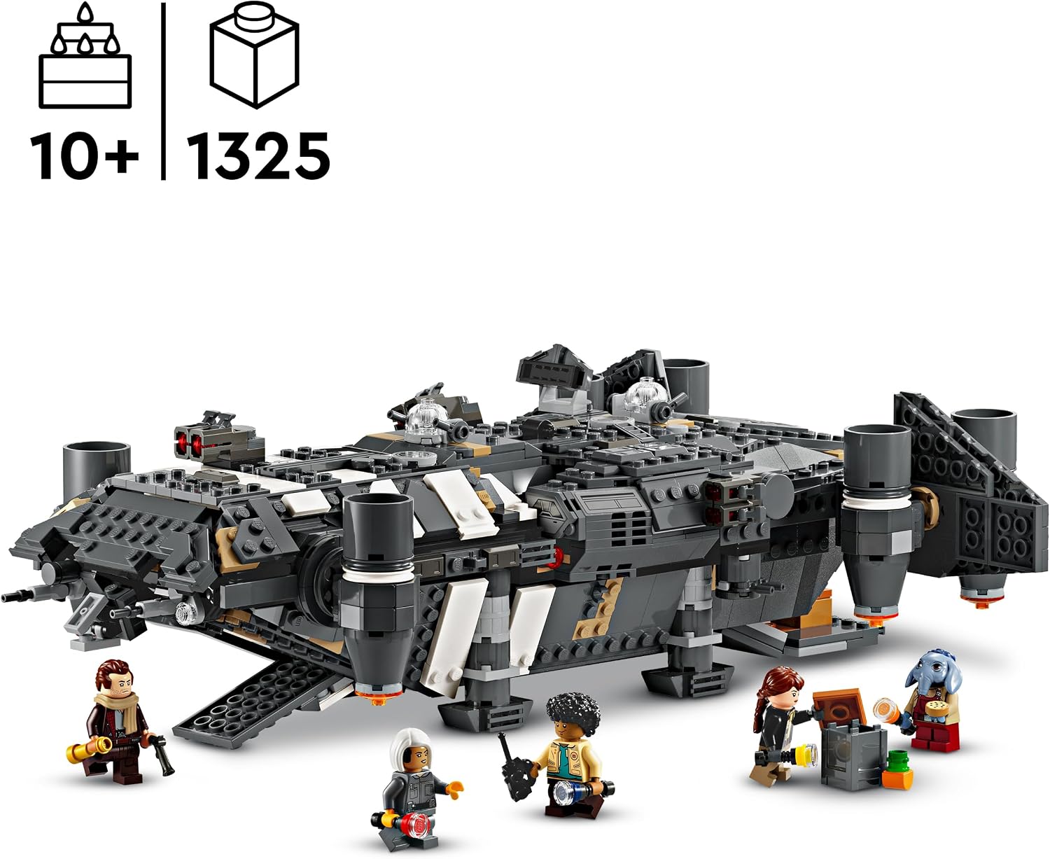 LEGO Star Wars The Onyx Cinder 75374 - 1325 Parçalı Yapım Seti, 5 Minifigürlü