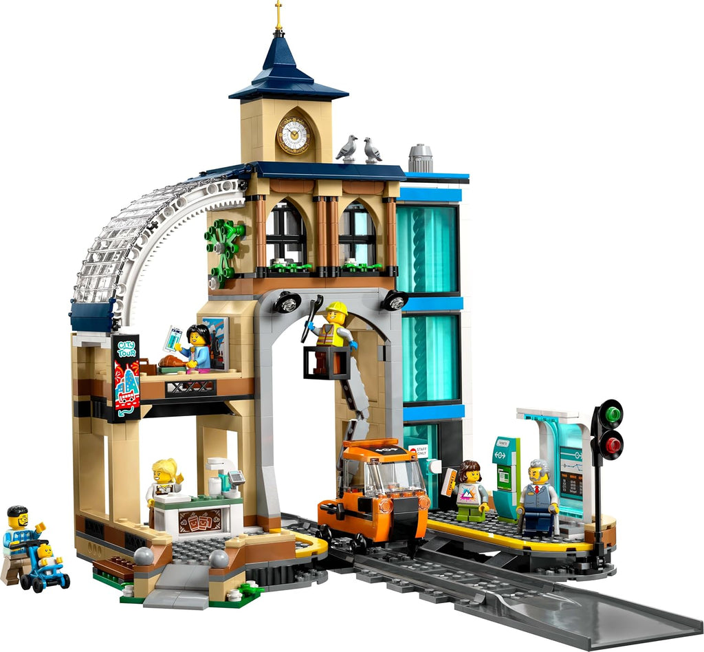 LEGO City Merkez Tren İstasyonu 60469 - 752 Parça Yapım Seti, 3 Katlı Tren İstasyonu, 7+ Yaş