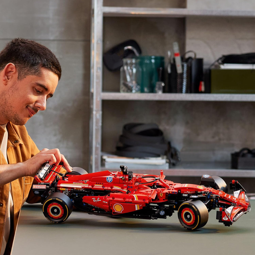 LEGO Technic Ferrari SF-24 F1 Araba 42207 - Yetişkinler İçin Model Yapım Seti (1361 Parça)