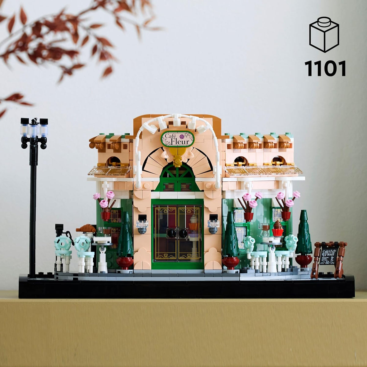 LEGO Icons Fransız Kafe 10362 - 1101 Parça Yetişkinler İçin Sergilik Yapım Seti