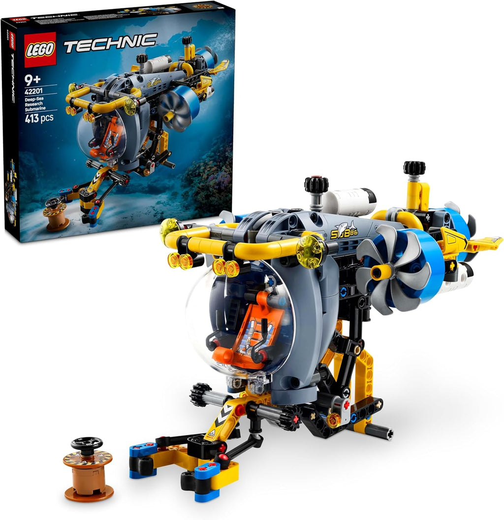 LEGO Technic Derin Deniz Araştırma Denizaltısı 42201 - 413 Parça +9 Yaş Yapım Seti