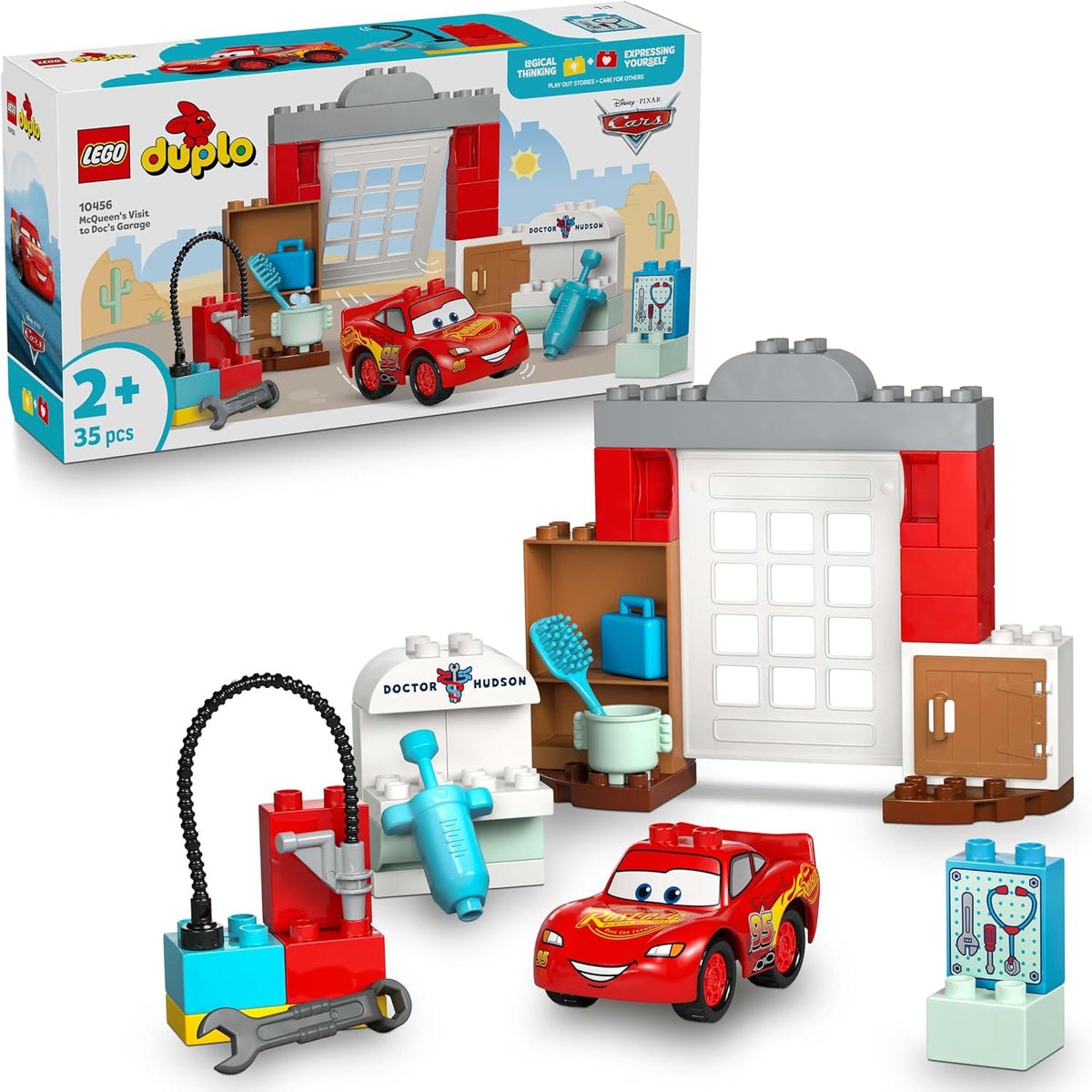 LEGO DUPLO 3'ü 1 Arada Tekerlekli Dinozorlar 10451 - 108 Parça Yapım Seti (+3 Yaş)