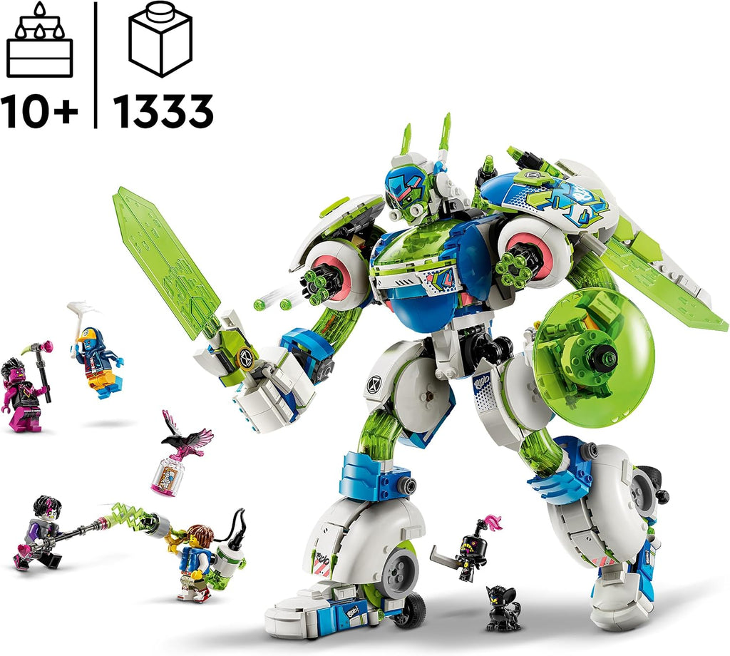 LEGO DREAMZzz 71485 Mateo ve Şövalye Z-Blob Savaş Robotu - 1333 Parça, 3'ü 1 Arada Robot Yapım Seti