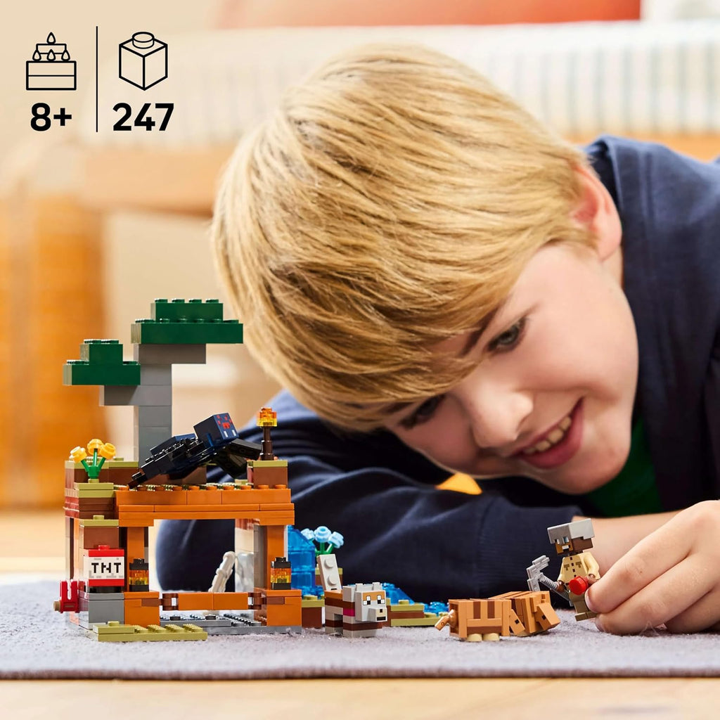 LEGO Minecraft Armadillo Maden Keşfi 21269 - 247 Parça Yapım Seti +8 Yaş