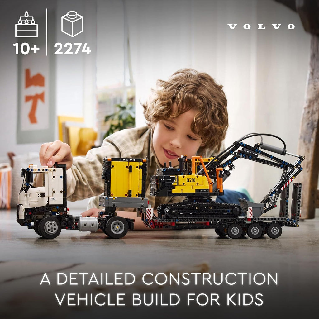 LEGO Technic Volvo FMX Kamyon ve EC230 Elektrikli Ekskavatör 42175 - 2274 Parça Yapım Seti (10+ Yaş)